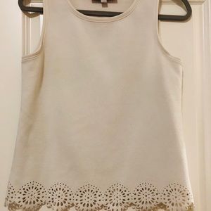 Ivory work blouse